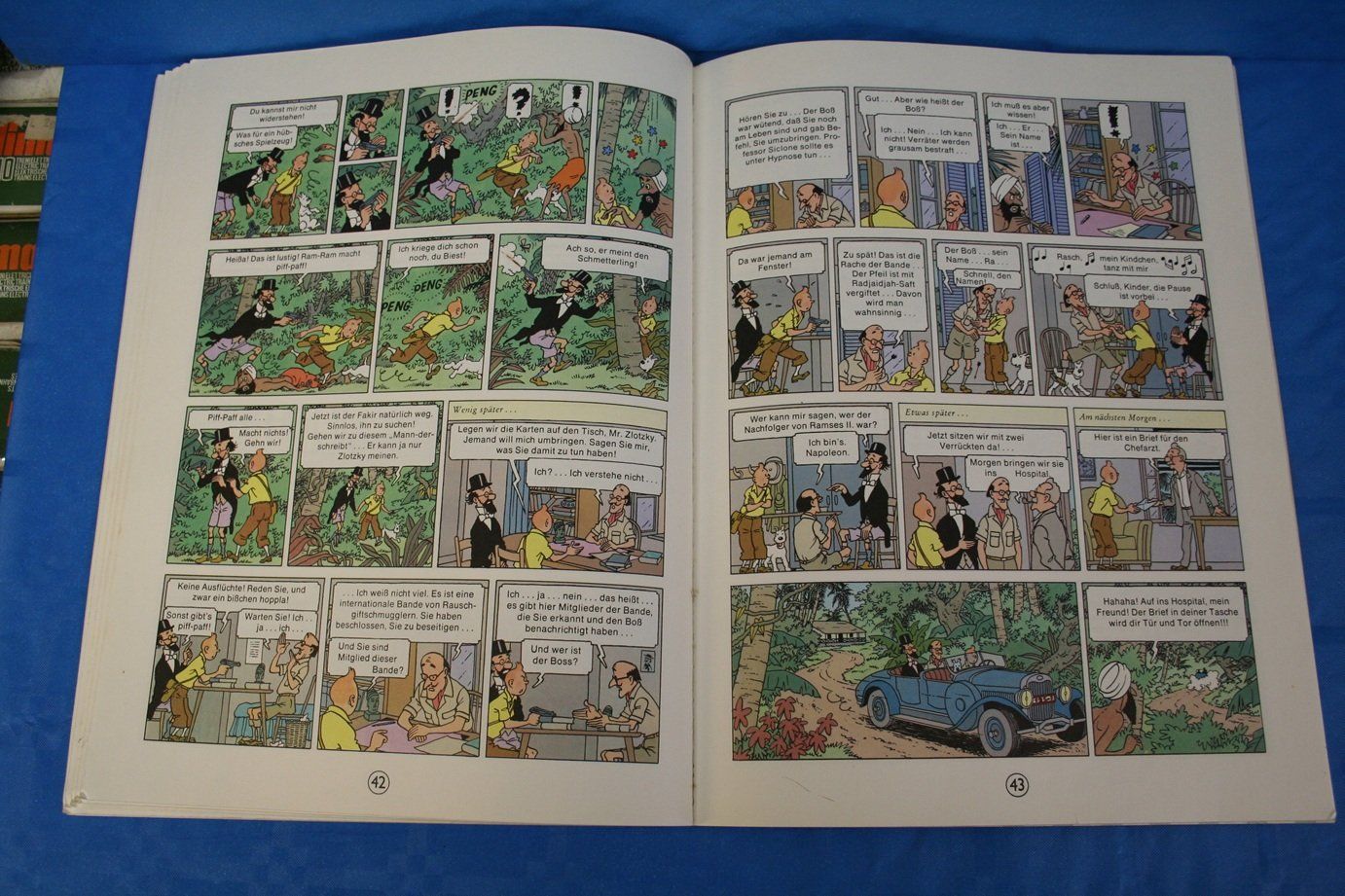 Comics: Tim und Struppi - Die Zigarren des Pharaos – Gebraucht aus Wettingen von zibi137 3