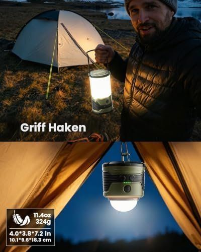 Lampade: Campinglampe aufladbar Reverse Charging 1200LM LED Camping – Nuovo e nell'imballaggio originale da Hundwil venduto da pac_6jh8 5