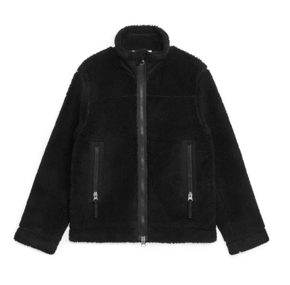 Arket Jacken: Veste polaire noire Arket, taille L – Gebraucht aus Bulle von nathydaenzer