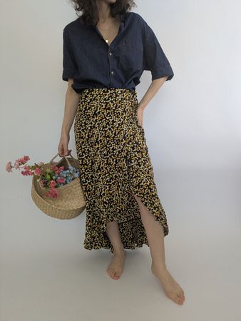 Sommerrock Gr. M von Catwalk Junkie, Blumenmuster, Top!