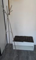 Garderobenständer & Schuhschrank mit Sitzkissen u. Stauraum