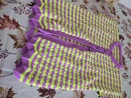 handgestricktes gilet