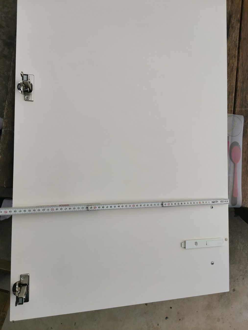 Articoli in legno: Kühlschrank Abdeckung, weiss, 121cm / 60 cm – Usato da Füllinsdorf venduto da Panama75 1