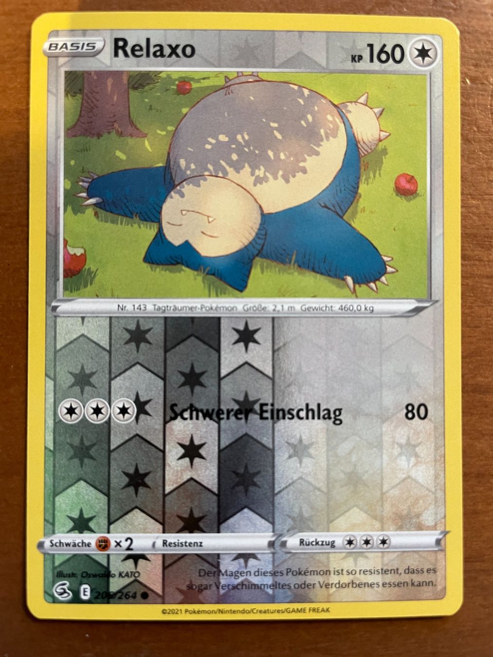 Pokémon Sammelbilder & Trading cards: Pokemon Relaxo Reverse (Versand gratis) – Neu (gemäss Beschreibung) aus Chur von Angerson