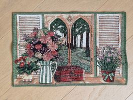 Tischset Wandbild Gobelin Style Bild Deko  Vintage Stil