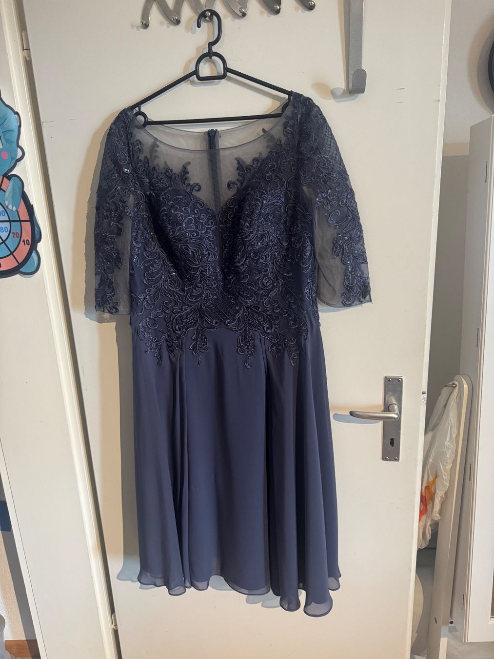 JJ’s House Kleider: Abendkleid, blau mit Spitze Grösse 38 / 40 – Neu (gemäss Beschreibung) aus Künten von bel_6wn2 1