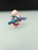 Figurine Schtroumpf à lunettes vintage