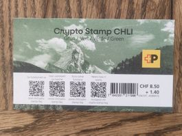 Stamp Crypto CHILI vert neu(f) grün