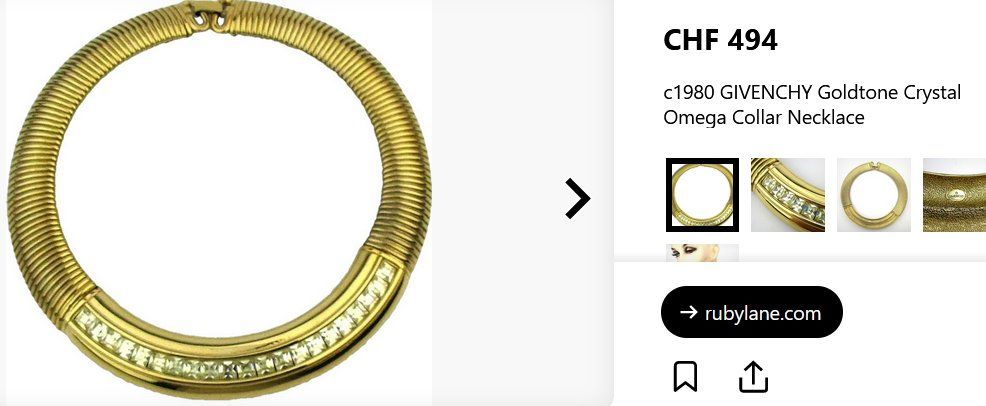 Givenchy Catenine: Givenchy Halskette / Collier – Nuovo (secondo la descrizione) da Collonges venduto da Auganien 1