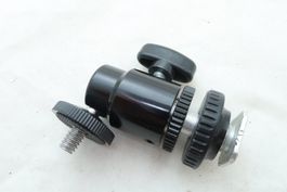 Kugelkopf für Blitzschuh für LED Mikrofon etc