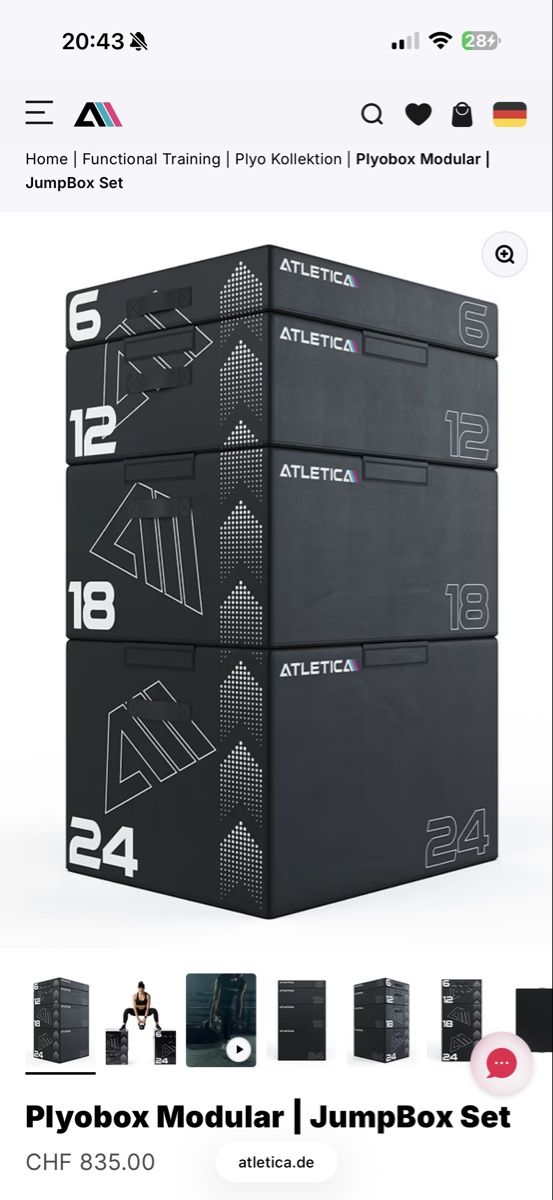 Atletica Hometrainer: Atletica Plyobox Modular | JumpBox Set – Nuovo (secondo la descrizione) da Aathal-Seegräben venduto da rav_jt5v