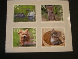 2023, süsse TIERE, POSTFRISCH auf FOLIE, FRANKATUR CHF 4.00