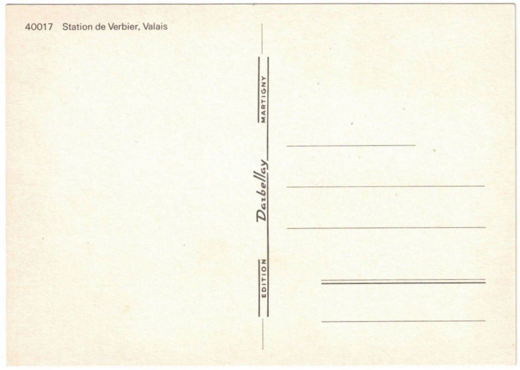 Cartoline postali: Verbier - 5 Bild AK – Usato da Binningen venduto da Mountainrider 1