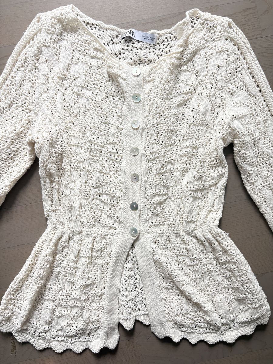 Zara Top: Zara Boho Crochet Cardigan  – Usato da Nyon venduto da My_wardrobe 5