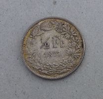 ++ 1/2 Franken 1877