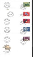 5 FDC 476 - 480 Serie Einzelmarken ET Bern 26.2.1970