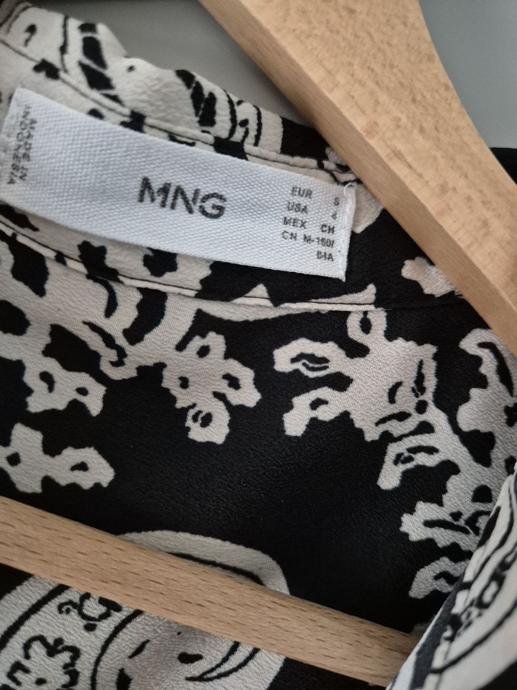 Mango Camicette: MNG Hemd schwarz/weiss Grösse S  – Usato da Zürich venduto da mit_jz2x 3
