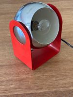 1970 Eye Ball Design Tischleuchte Chrom Kugelreflektor Top