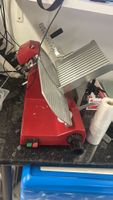 Fleischschneidemaschine rot gebraucht guter Zustand
