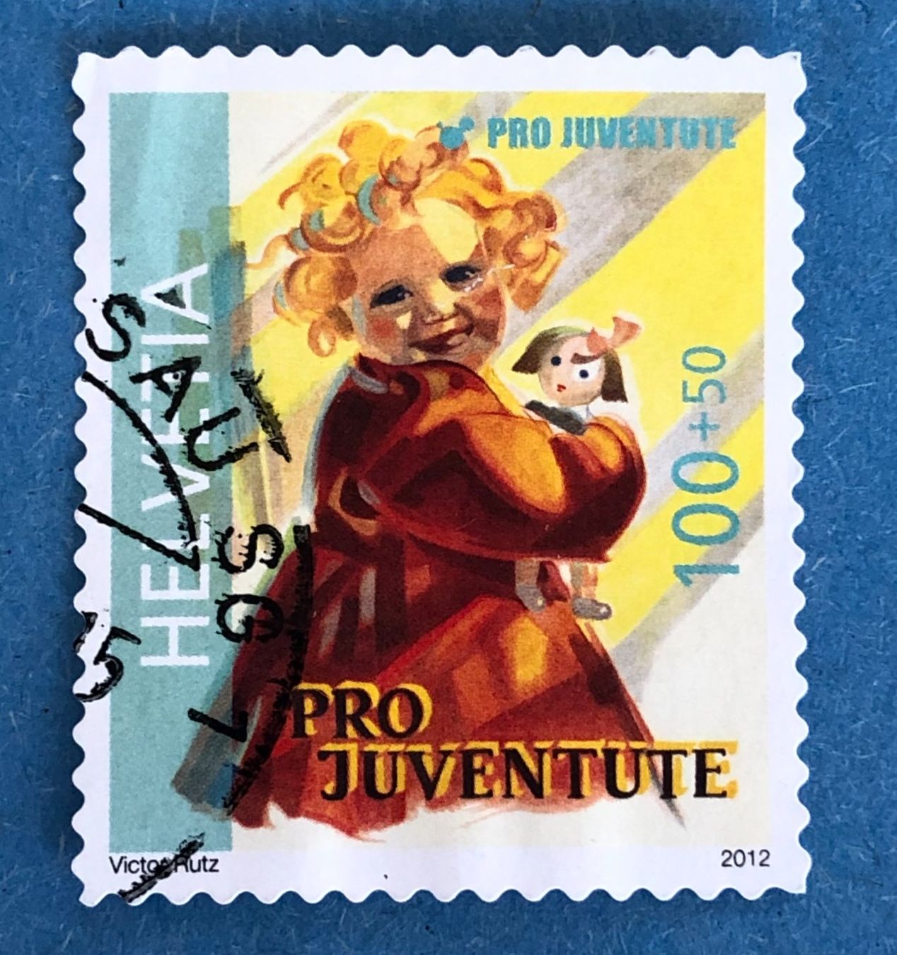 Tous les timbres: Nr.J 407A  GESTEMPELT Blondes Mädchen 2012    – D'occasion à Aarau par Billa007