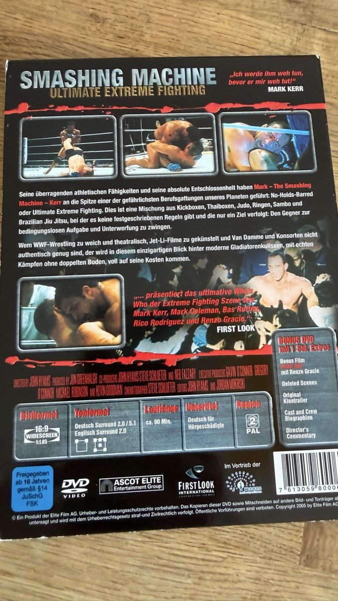Tous les DVDs: Smashing Machine DVD 2 Disc Set Special Edition – D'occasion à Lugano par bad_2t9b 2