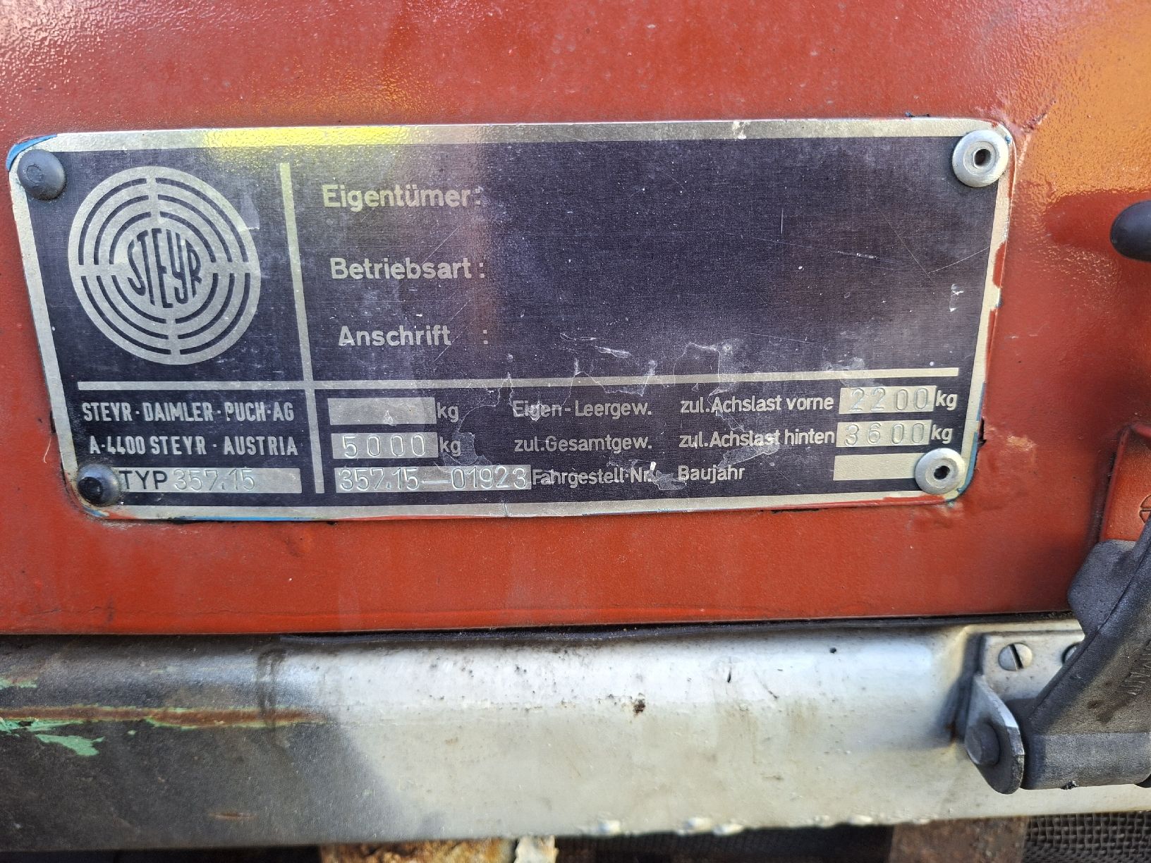 Steyr Traktoren: DEFEKT Steyr 8080 SK1 – Defekt aus Einsiedeln von Fluh05 4