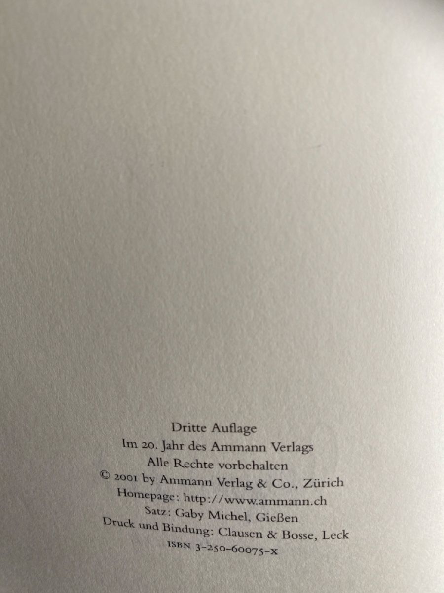 Libri: Thomas Hürlimann - Fräulein Stark – Usato da Dallenwil venduto da kavogt6 3
