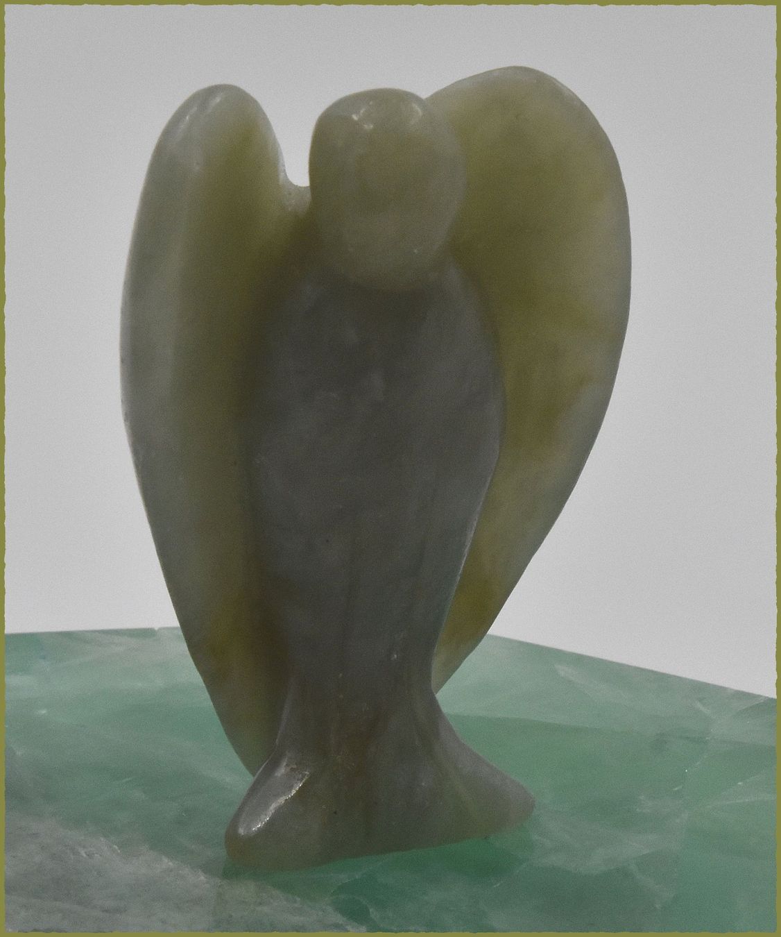 Statuette: Engel - Deko - Jade ca. 5cm (Engelsfigur geschnitzt) – Nuovo e nell'imballaggio originale da Nassenwil venduto da QuarySeller 1