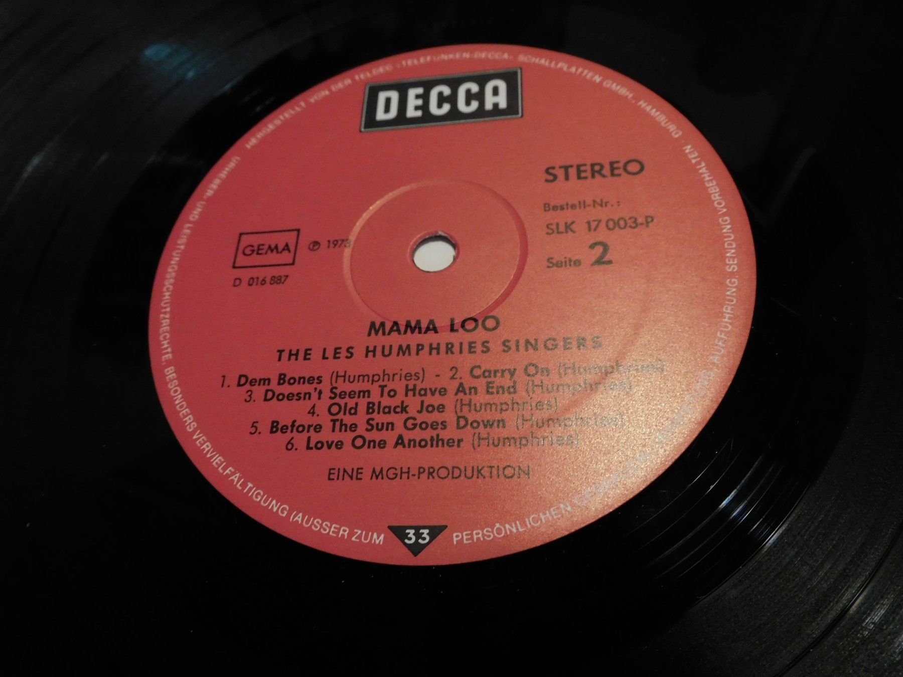 Schallplatten: LP 1973 - The Les Humphries Singers - Mama Loo – Gebraucht aus Sursee von 76 2