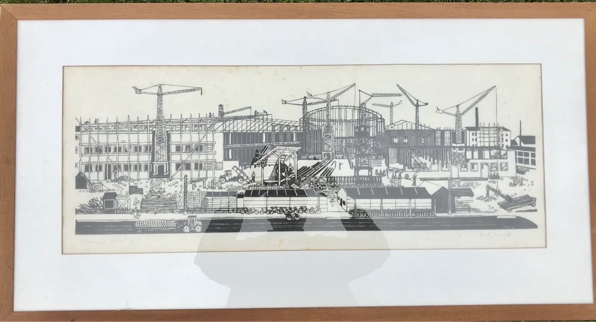 Grafiken & Lithographien: Rudolph Maeglin Mustermesse 1953 – Gebraucht aus Montreux von Barber_Swiss_Vintage 1
