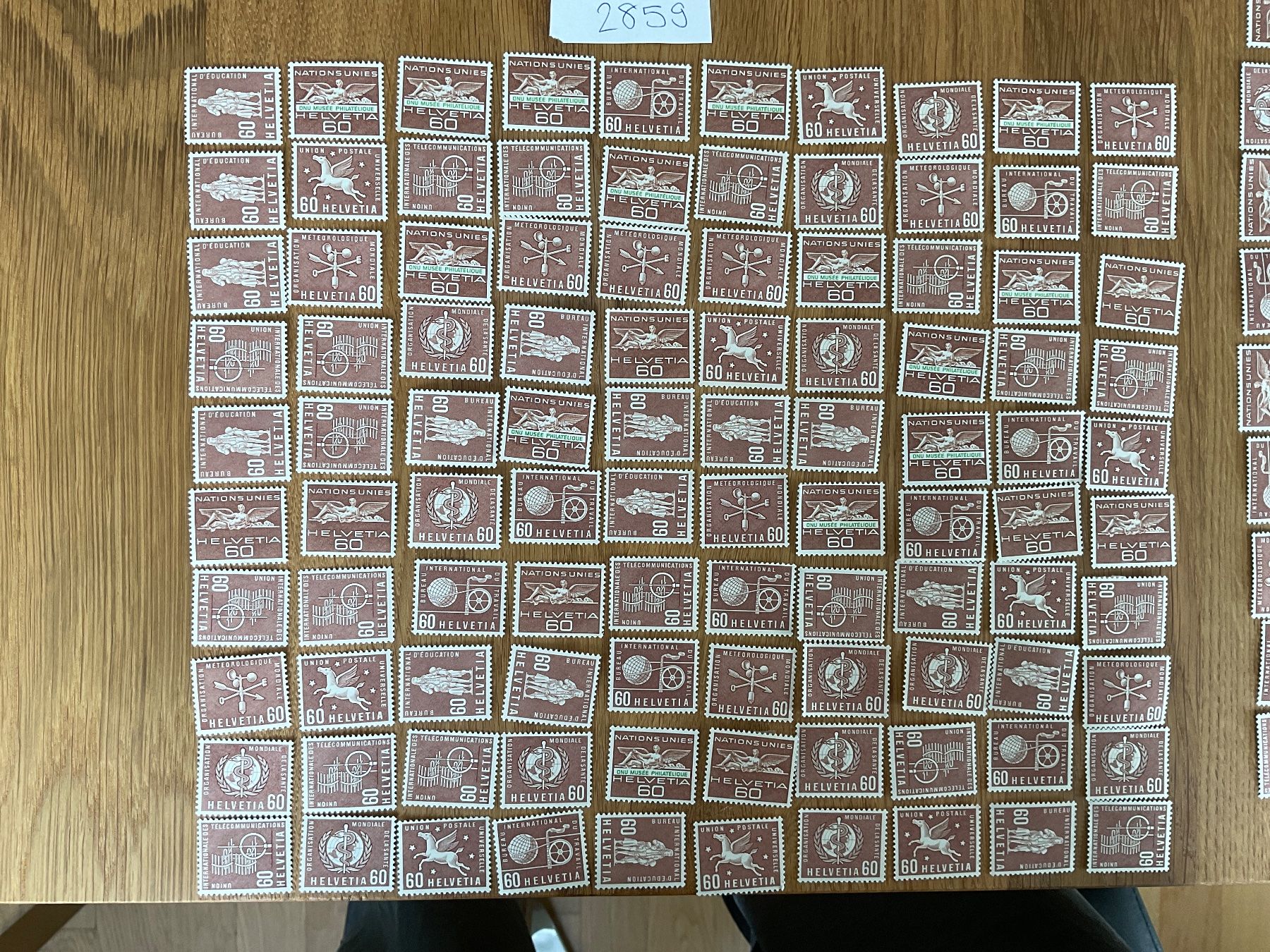 Alle Briefmarken: 60Fr Ämter Frankaturware ungestempelt postfrisch Sammlung – Neu (gemäss Beschreibung) aus Wil SG von Chefsugus