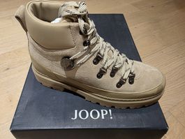 JOOP! Herrenstiefel Leder Beige Gr. 40 Neu in OVP, NP 249.-