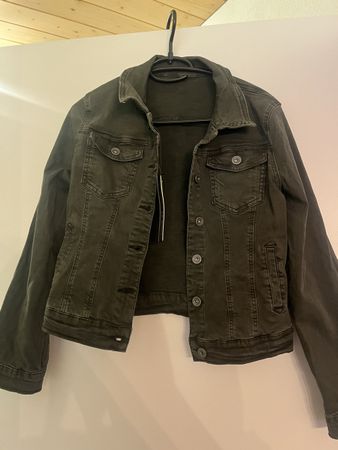 Damen Jeansjacke grau Grösse 44 neu 