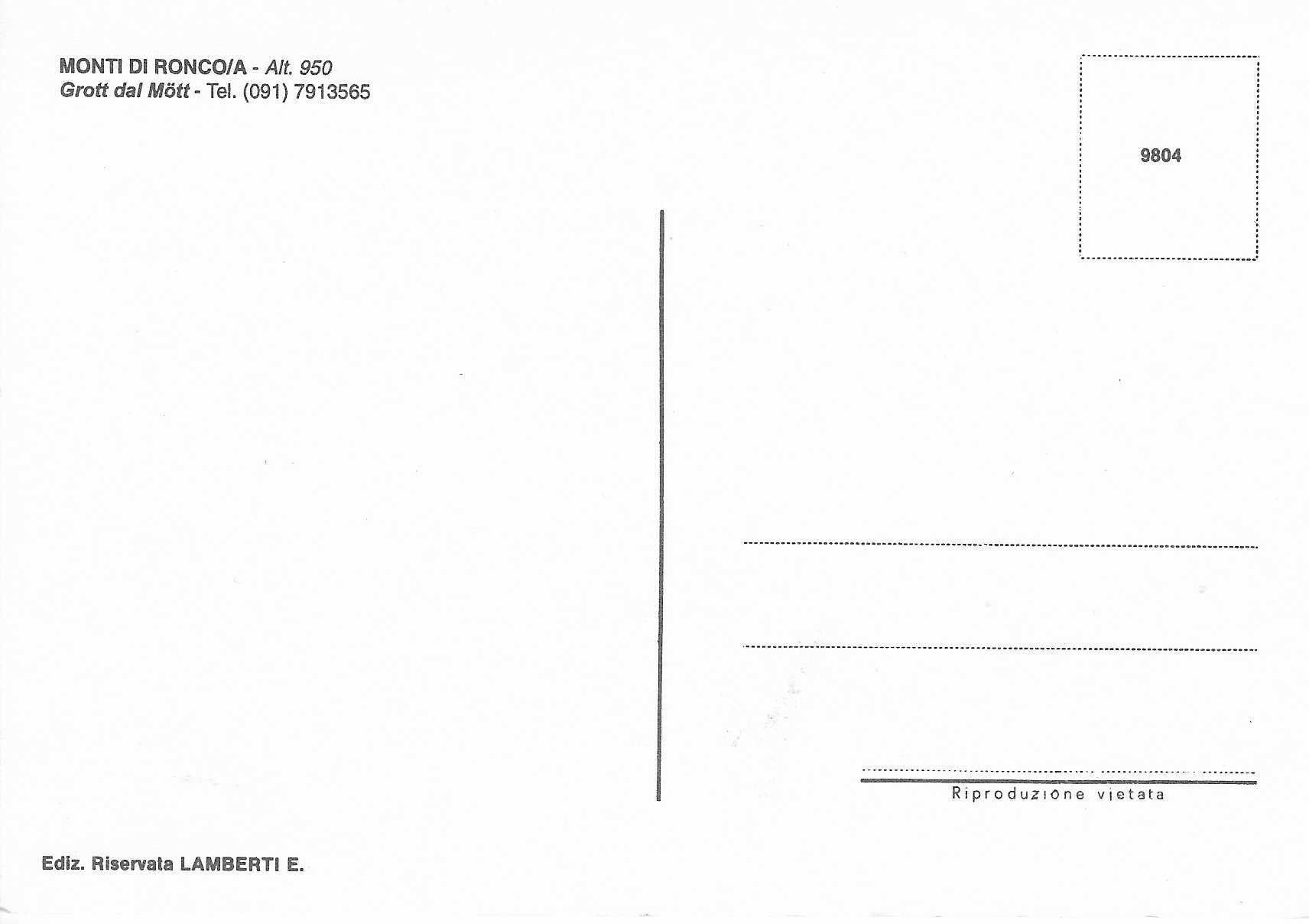 Cartoline postali: Monti di Ronco/A Grott dal Mött TI – Nuovo (secondo la descrizione) da Rothrist venduto da Stranglehold 1
