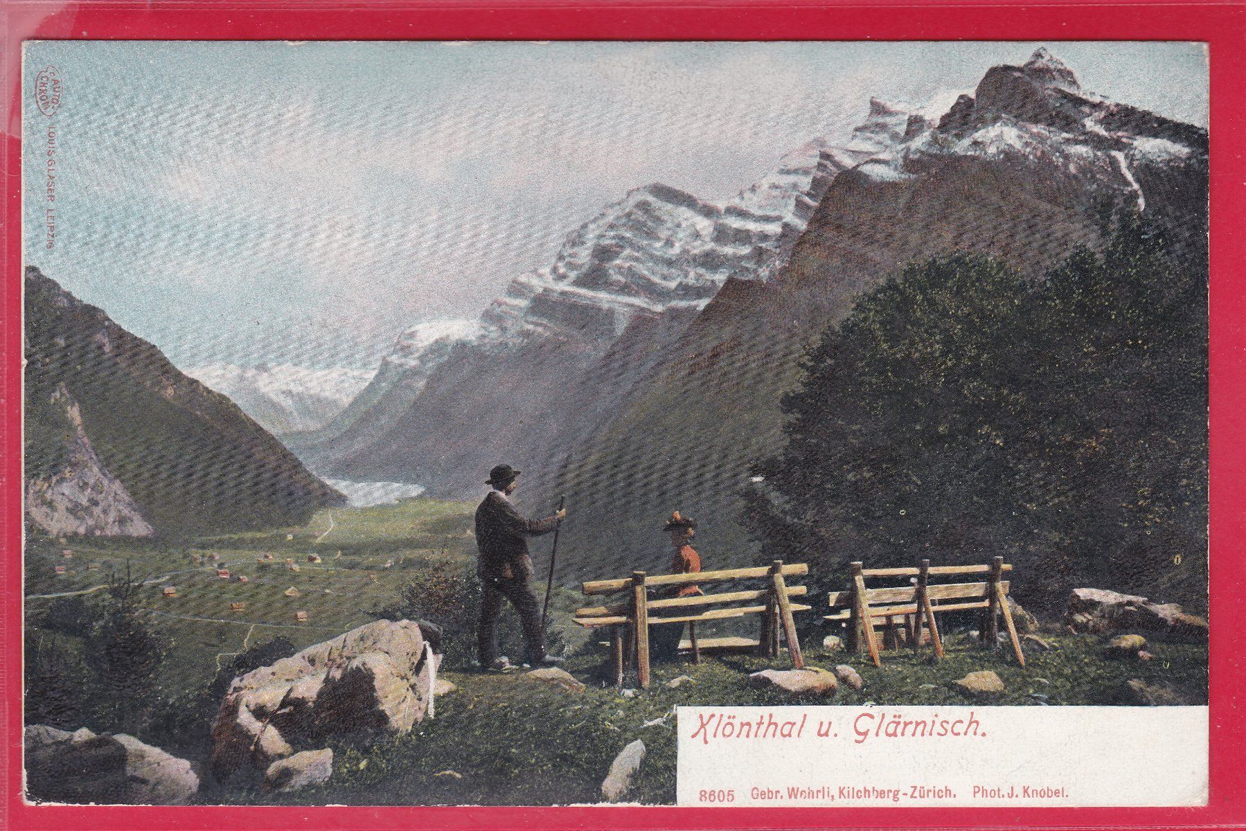 Cartoline postali: KLÖNTHAL UND GLÄRNISCH – Usato da Oberrieden venduto da Gebirgsstelze