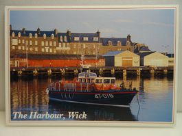 Postkarte The Harbour, Wick, Schottland 10,5 x 14,5 cm
