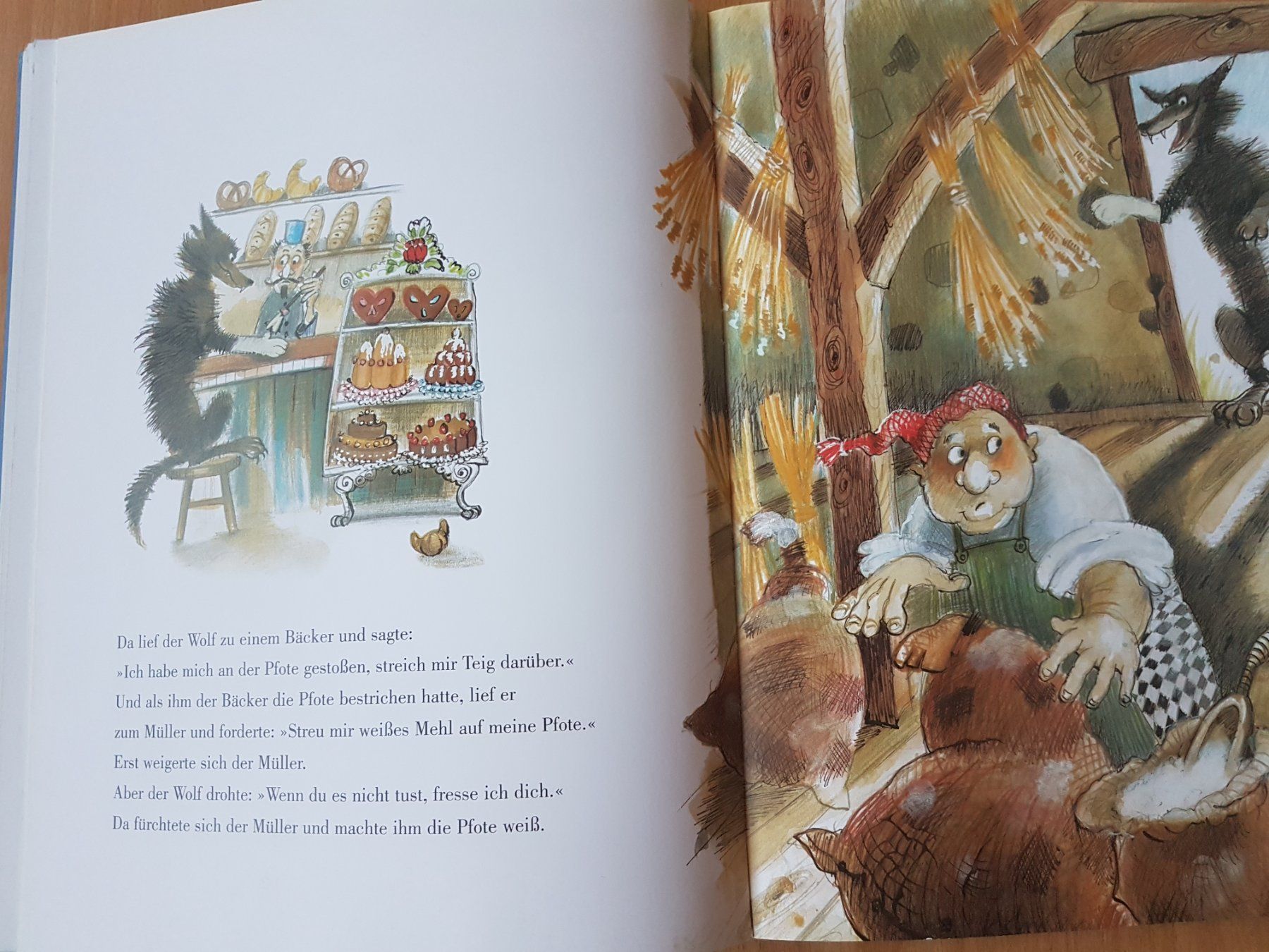 Bücher: DAS GROSSE MÄRCHEN / BILDERBUCH DER BRÜDER GRIMM – Gebraucht aus Sax von prinzenrollen 2