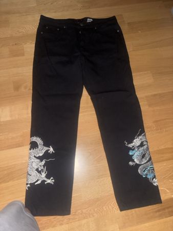 Liquor N Poker Dragon Jeans Schwarz Grösse 34 R Neuwertig