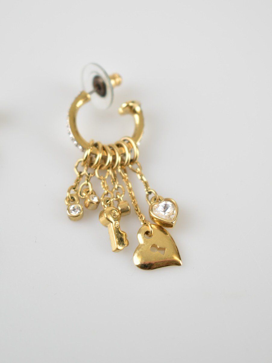 Swarovski Orecchini pendenti & Orecchini a lobo: Swarovski Ohrringe gold – Usato da Nürensdorf venduto da 2ND_STORY 1