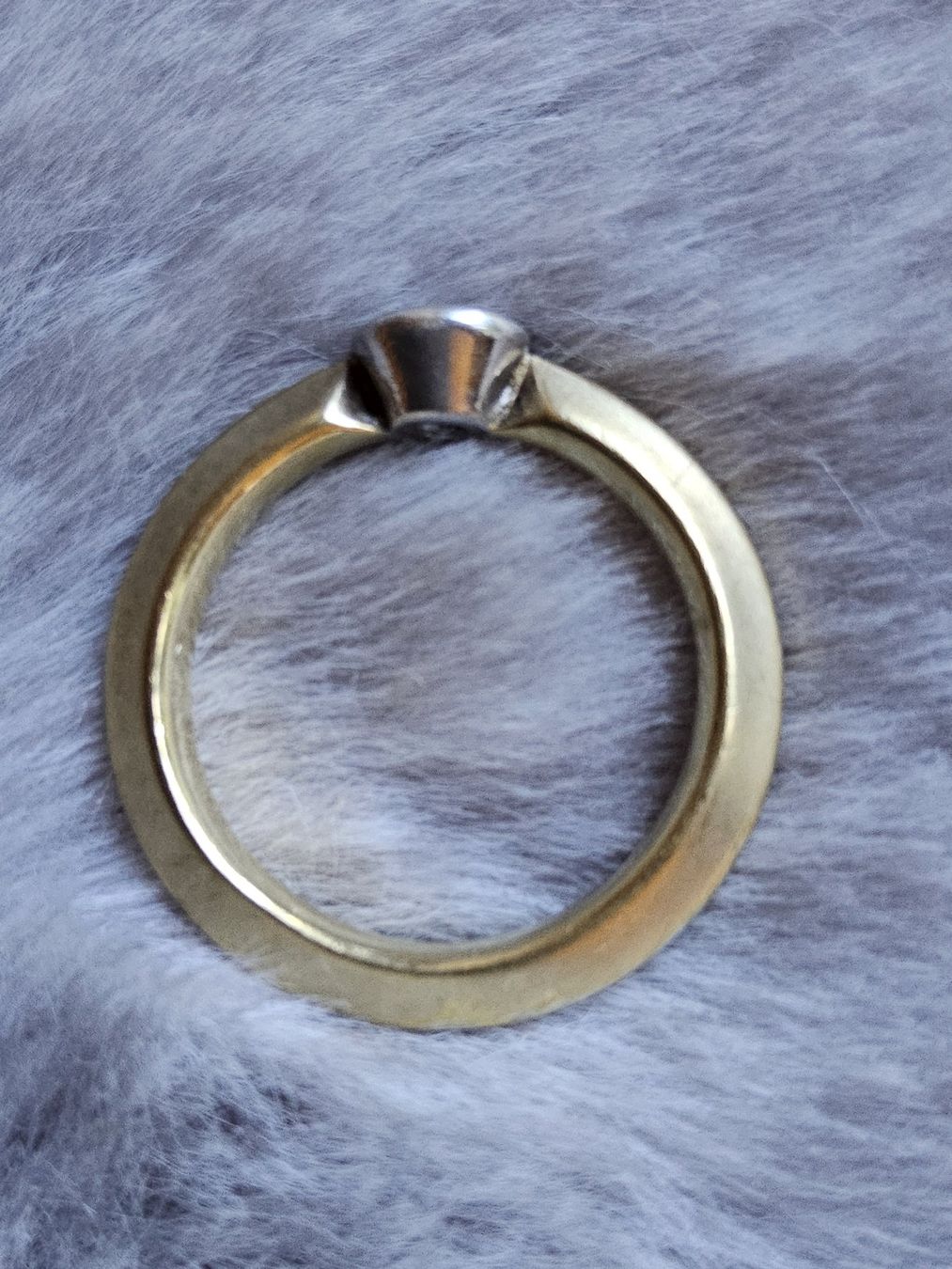 Anelli: Schicker Sterling Silber vergoldeter Ring, Grösse 60 – Usato da Zürich venduto da gutsan 4