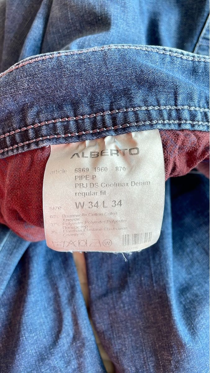 Jeans: Alberto Coolmax Denim, Regular Fit Jeans W34 L34 – Usato da St.Gallen venduto da 30books 1