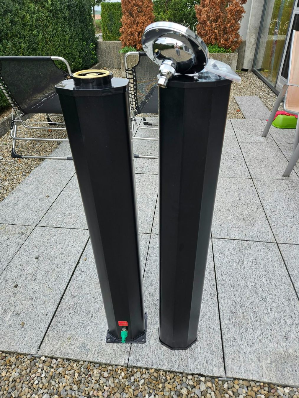 Duschen: Arebos Solardusche schwarz, neu – Neu (gemäss Beschreibung) aus Moosseedorf von mig_ana