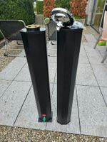 Arebos Solardusche schwarz, neu