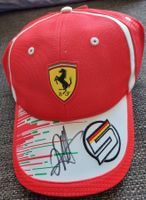 Mütze Cap Sebastian Vettel Ferrari Nr. 5 - Autogramm F1