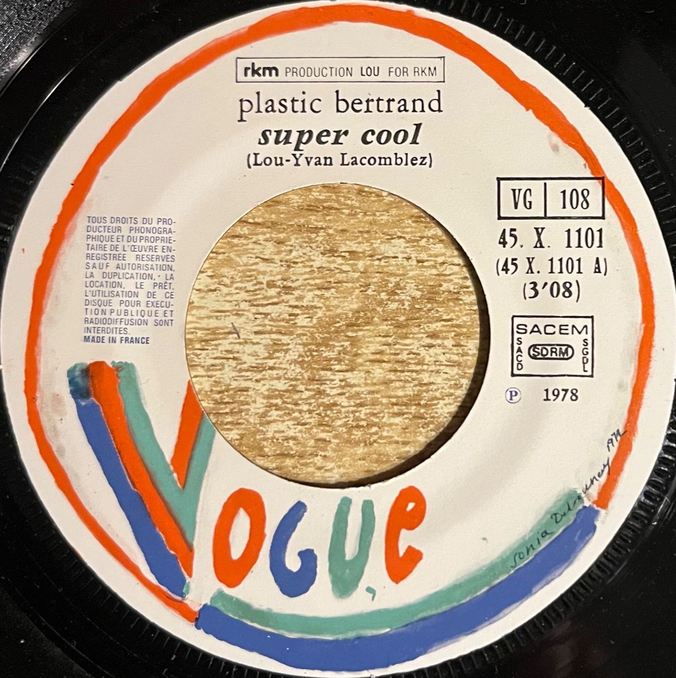 Vinyles: PLASTIC BERTRAND - SUPER COOL – D'occasion à Bussigny par vinyl-pas-cher 2