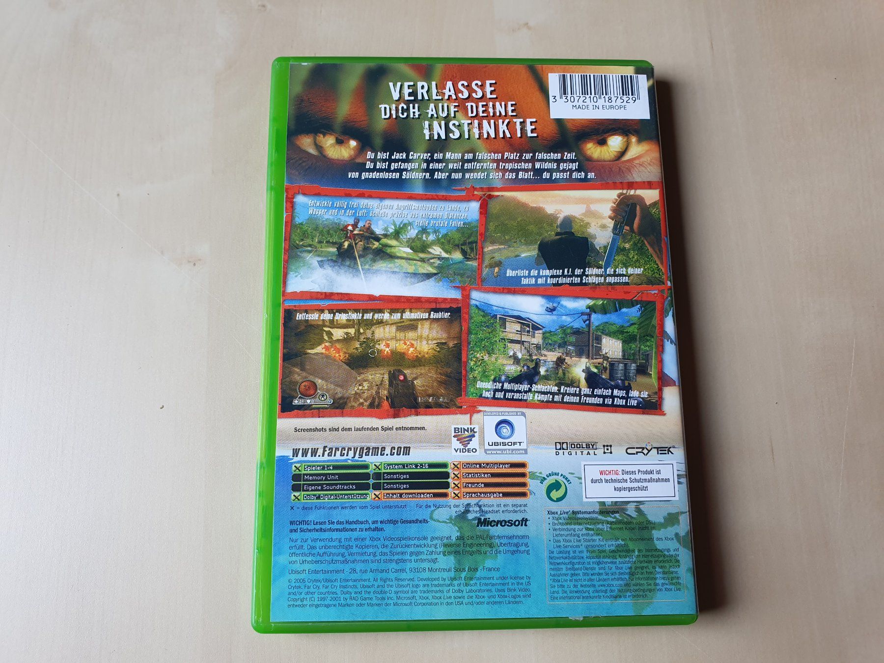 Microsoft Spiele: Farcry Instincts – Gebraucht aus Stansstad von collectorsshop 1