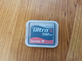 CompactFlash Karte SanDisk Ultra II 512 MB gebraucht
