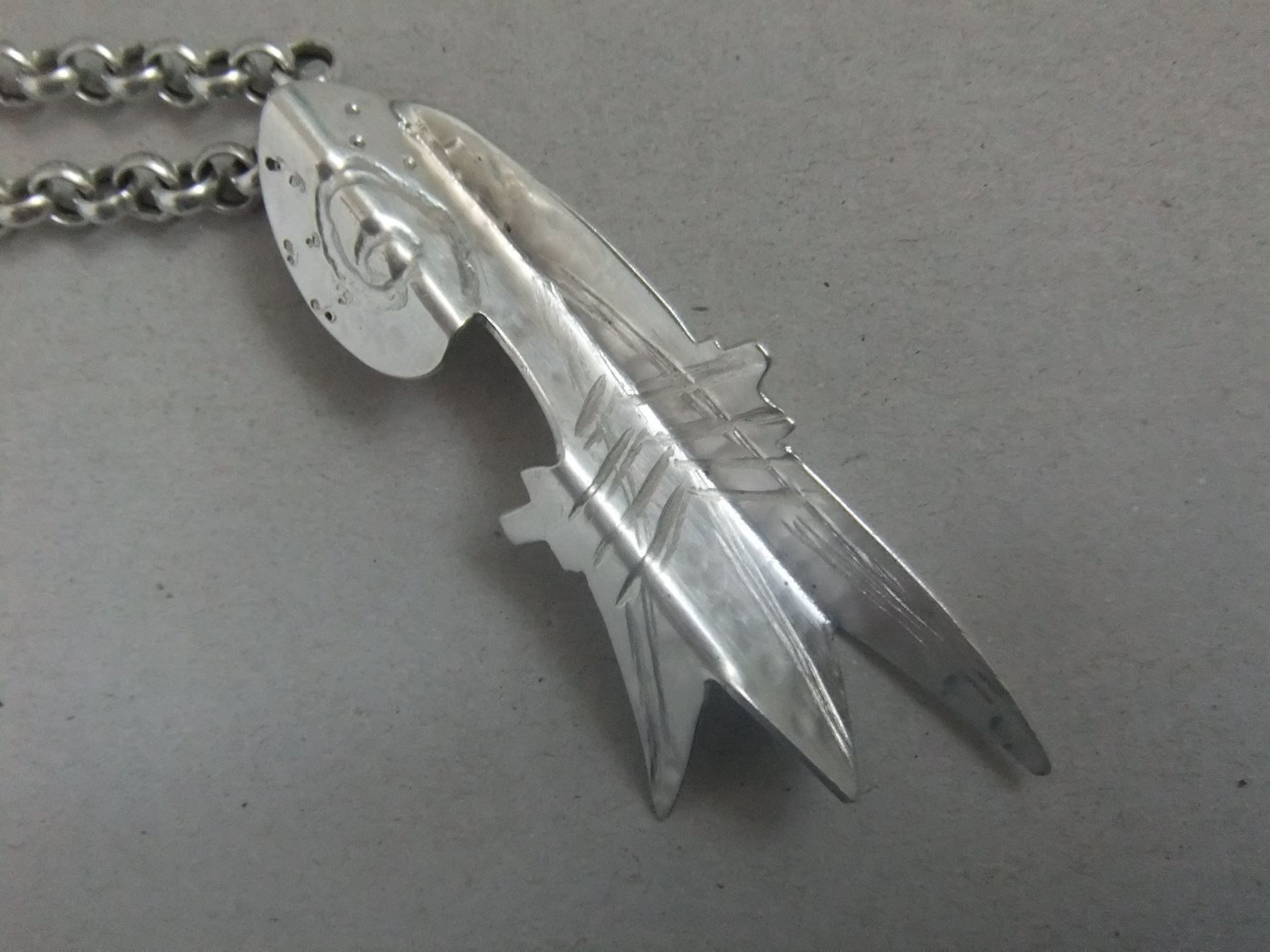 Catenine: Baselstab Basel Kette - 925 Silber – Usato da Esslingen venduto da eintagammeer 3