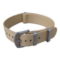 NATO Strap  Armband 20 mm Farbe sand 9924