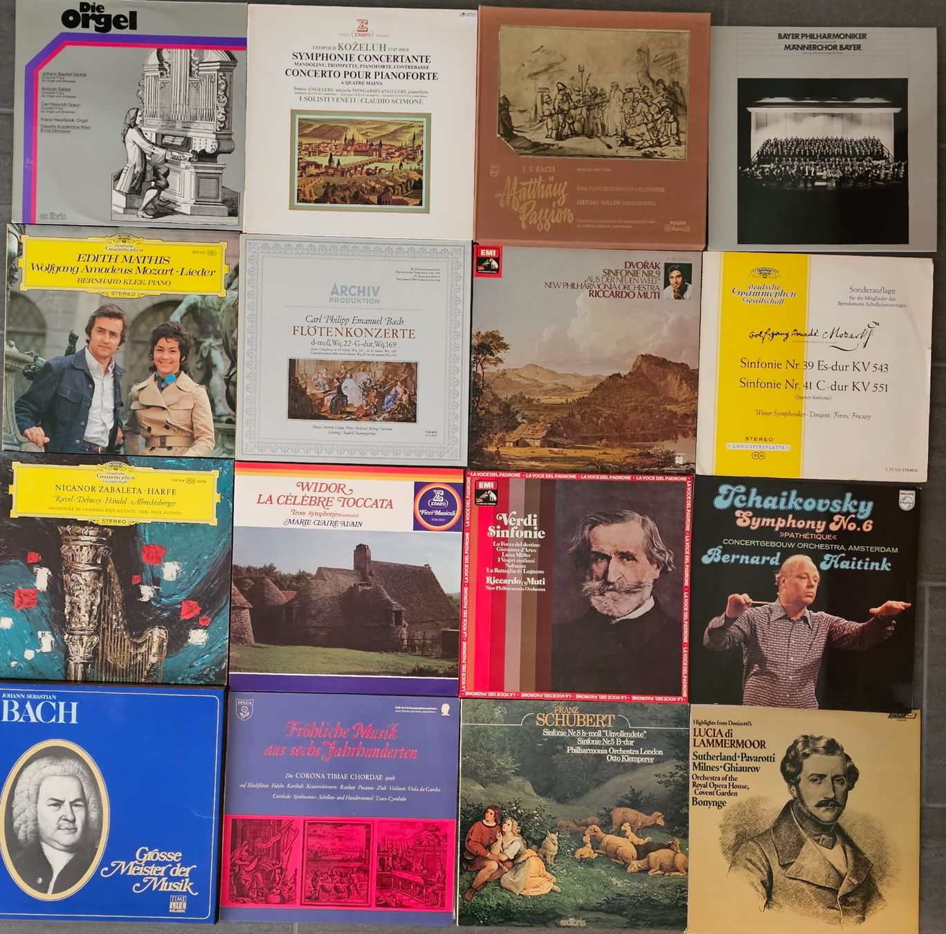 Schallplatten: Set mit 81 Vinyl Klassik – Gebraucht aus Wahlen b. Laufen von Cg10